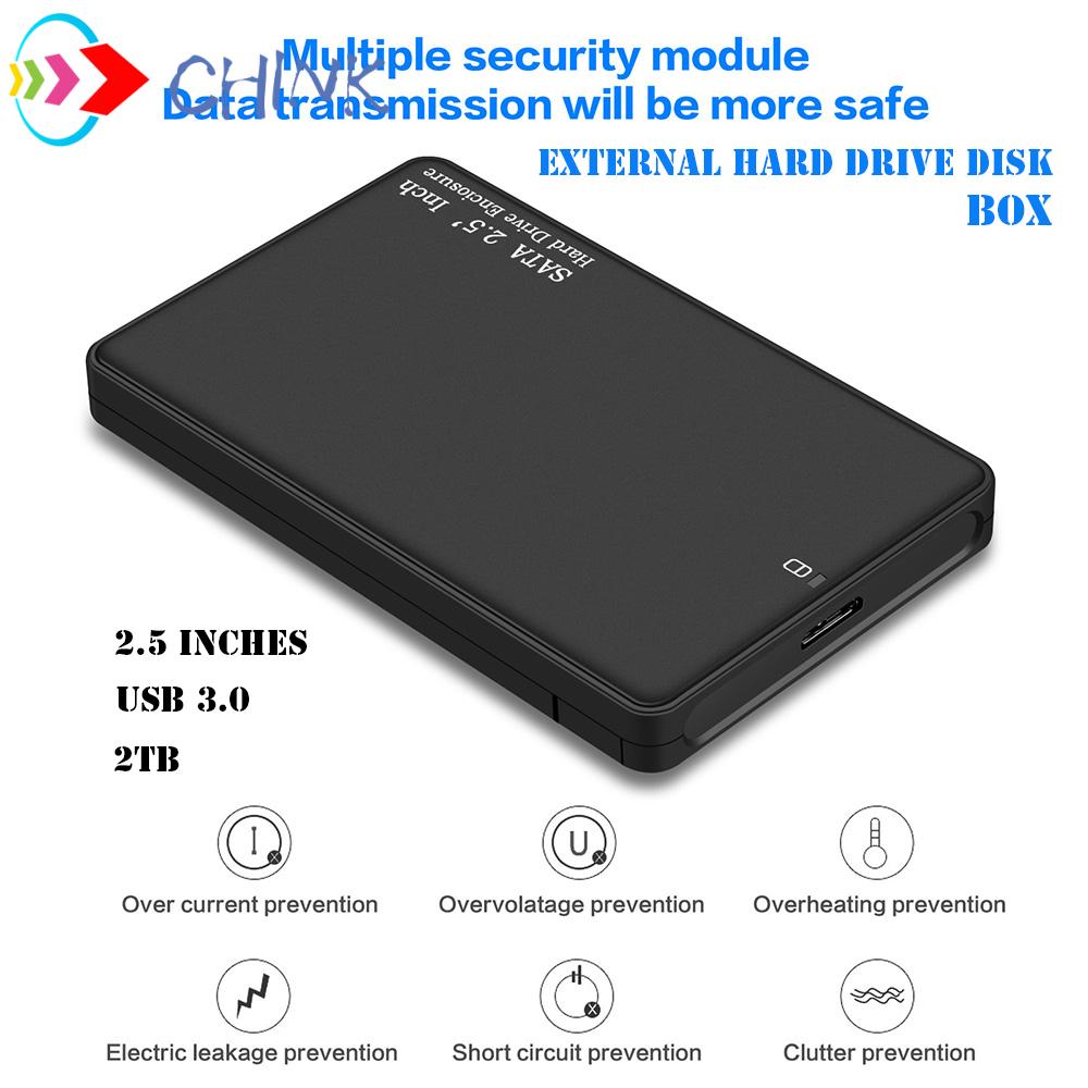 Hộp Đựng Ổ Cứng Ngoài 2tb 2.5 Inch Usb 3.0 Ssd Sata