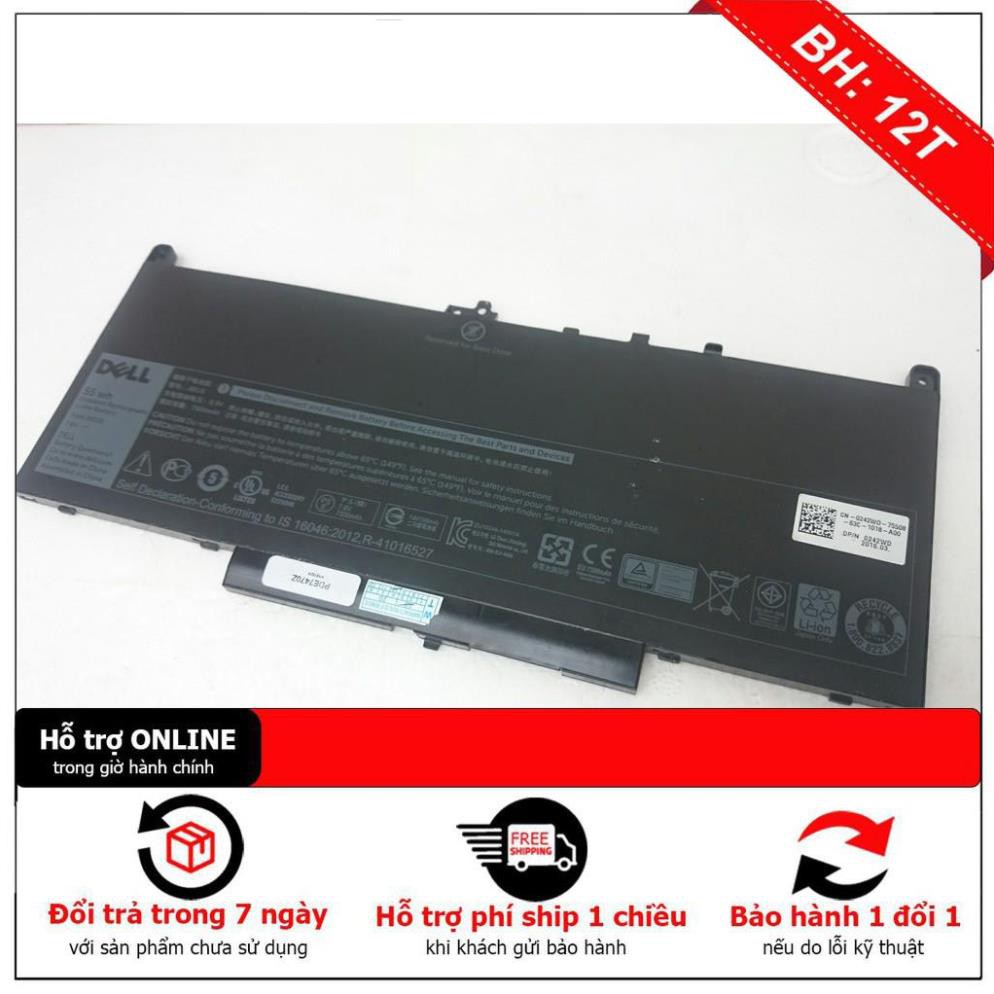 [BH12TH] PIN ZIN LAPTOP DELL LATITUDE E7270 E7470 4CELL 55WHR BATTERY MC34Y J60J5