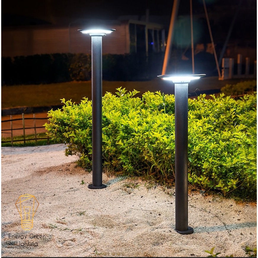 Đèn Cột Sân Vườn Đĩa Bay Energy Green Lighting DSV-1170 Chống Nước - Chiều Cao 80cm - Cắm Điện Và Dùng Năng Lượng Mặt Tr