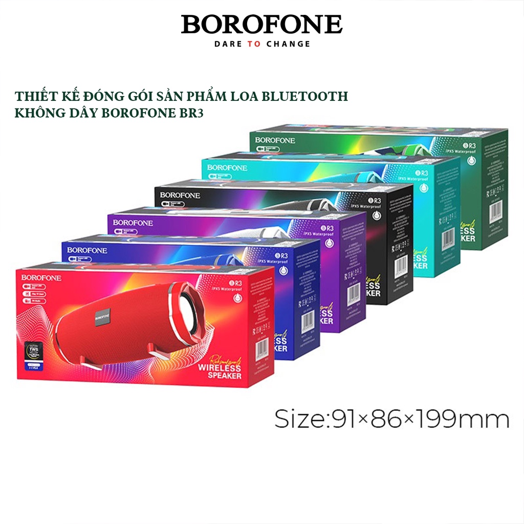Loa không dây bluetooth để bàn BOROFONE BR3 - AK Mobile