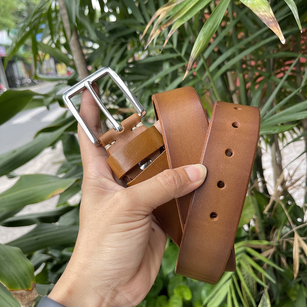 Thắt Lưng Nam Da Bò Cao Cấp Bản Rộng 3.8cm TM833 Chất Liệu Khóa Bằng Đồng Thau Và Thép Không Gỉ Bảo Hành 24 Tháng
