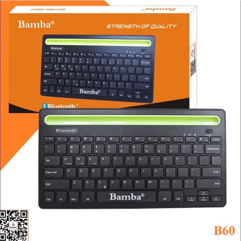 BÀN PHÍM BLUETOOTH BAMBA B60 - KEYBOARD BLUETOOTH BAMBA B60