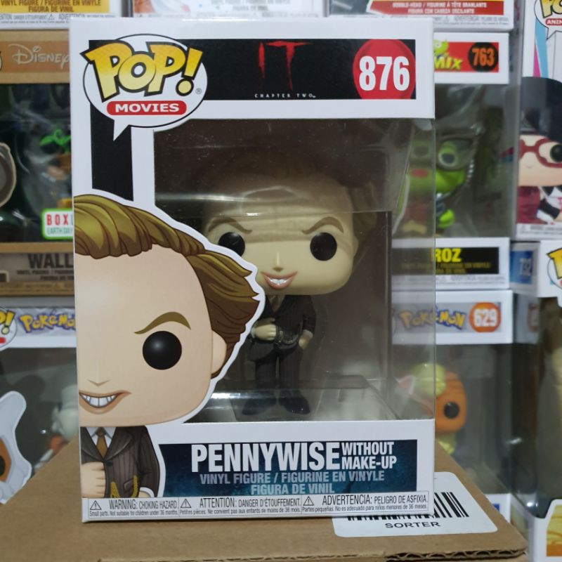Đồ chơi mô hình funko pop 876 Pennywise without Make-Up - IT