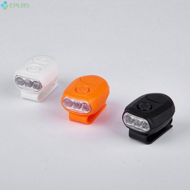 Đèn Led 3 Bóng Gắn Mũ Lưỡi Trai Có Thể Xoay Tiện Dụng