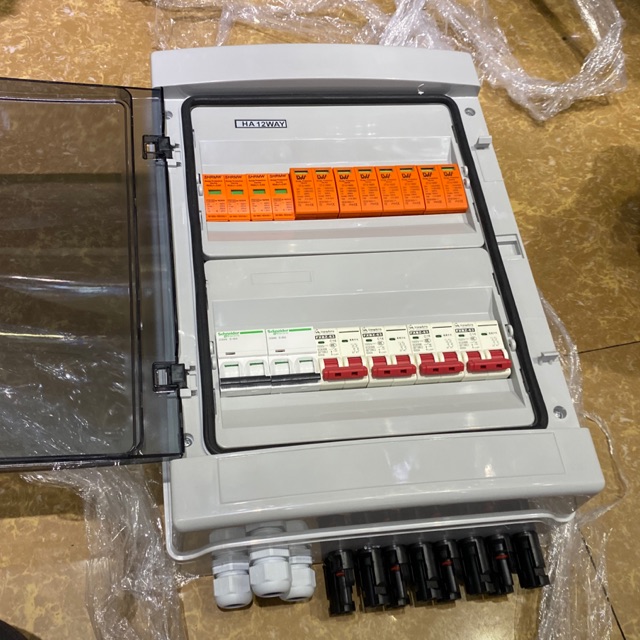 Tủ hoà lưới đôi 2 máy 1pha 5-8k