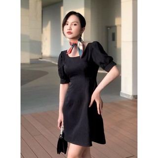 Đầm hở lưng ôm body đẹp thanh lịch ba nhỏ store đen elle dress