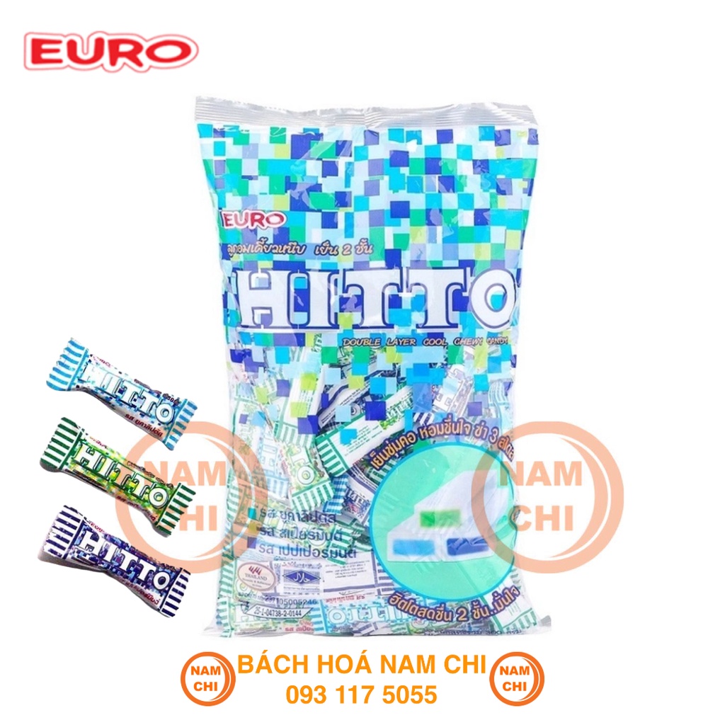 [GÓI 300G] Kẹo Mềm Hitto Gói 300g Có 3 Vị Cực Ngon - Thái Lan