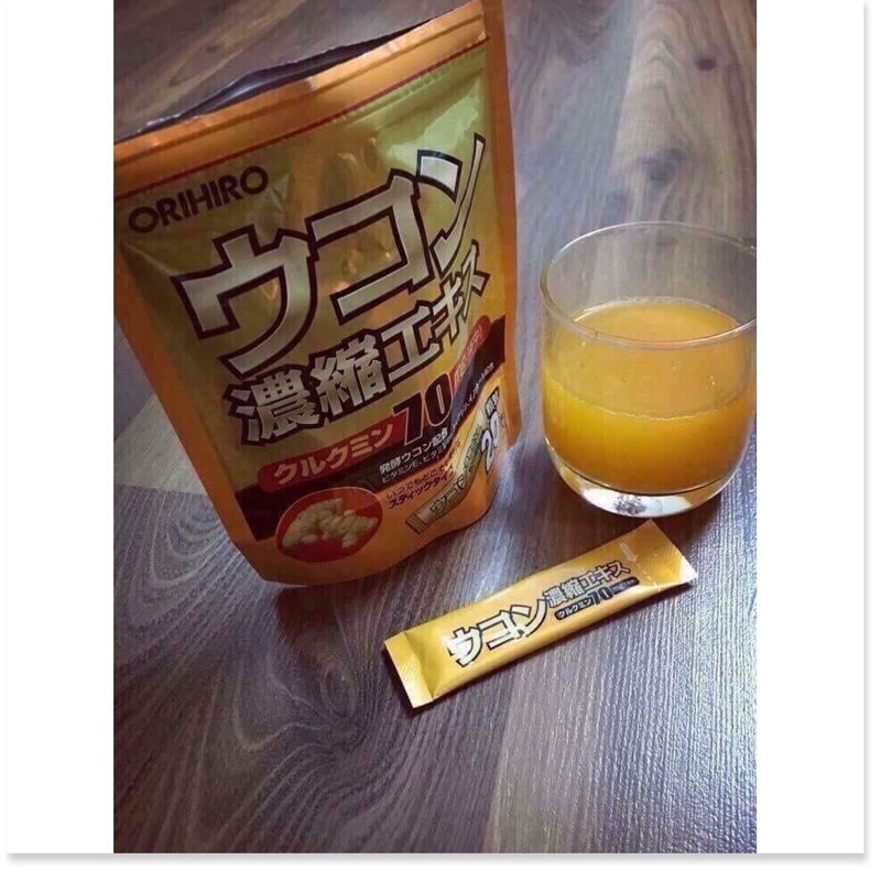 Tinh bột nghệ giải rượu Orihio 20 gói