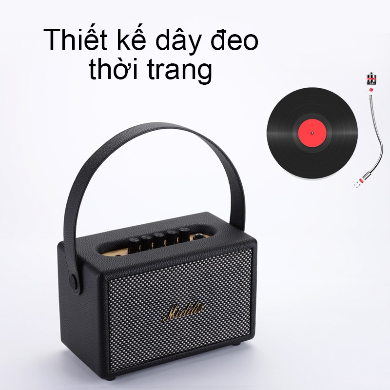 Loa bluetooth M3 không dây phong cách retro nhỏ gọn mang theo khi đi ra ngoài