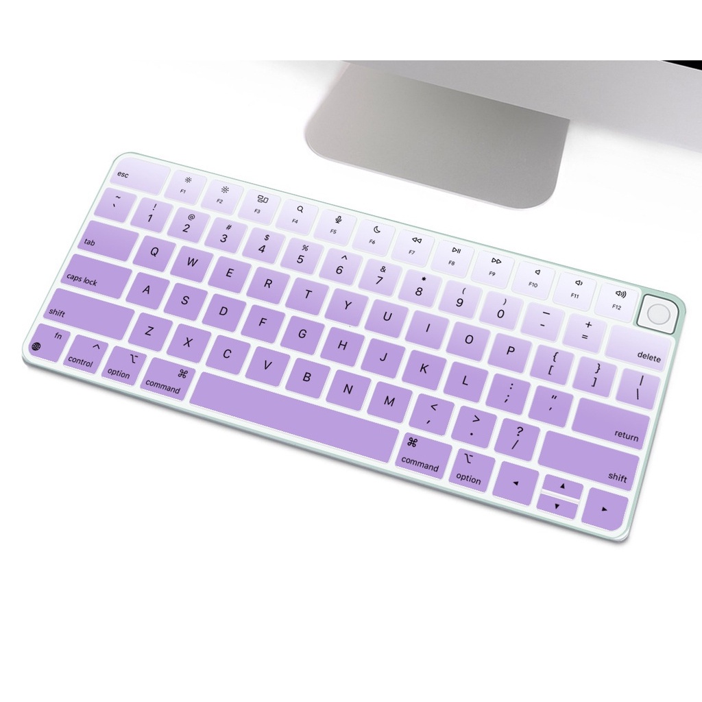 Tấm Lót Bảo Vệ Bàn Phím Không Dây Apple Imac Bằng Silicon Mềm Chống Thấm Nước Chống Bụi Cho Mac A2449 2021 13 Inches