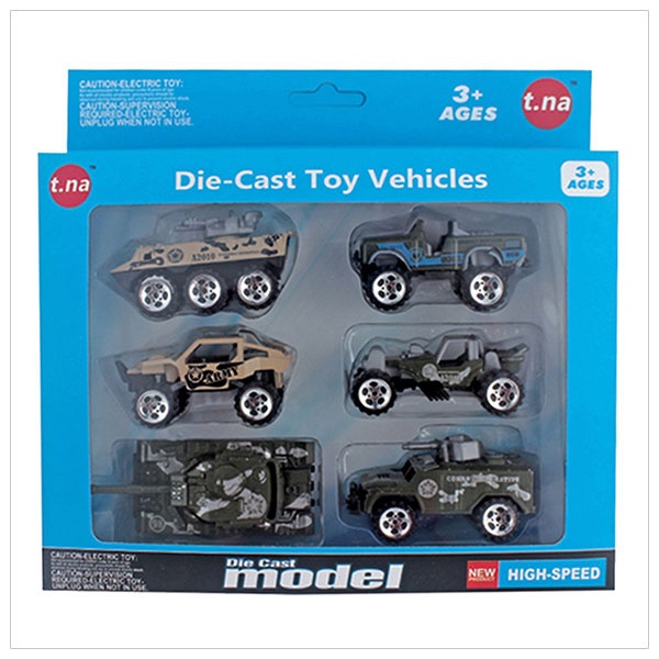 Đồ Chơi Bộ 6 xe mô hình kim loại TNA (1:64) TN-1021B