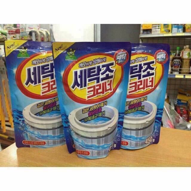 Bột Vệ Sinh Lồng Máy Giặt 450g Hàn Quốc