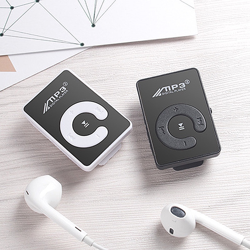 Máy Nghe Nhạc Mp3 Mini Hỗ Trợ Khe Cắm Thẻ Nhớ