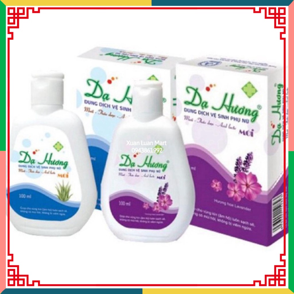 (HOT LIKE) Dung Dịch lau chùi và vệ sinh con gái Dạ Hương 100ml