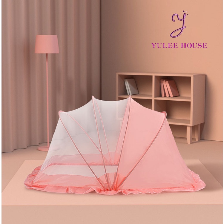Màn Chụp Chống Muỗi Cho Bé - Mùng Chụp Tự Bung Gấp Gọn Cao Cấp - YULEE HOUSE