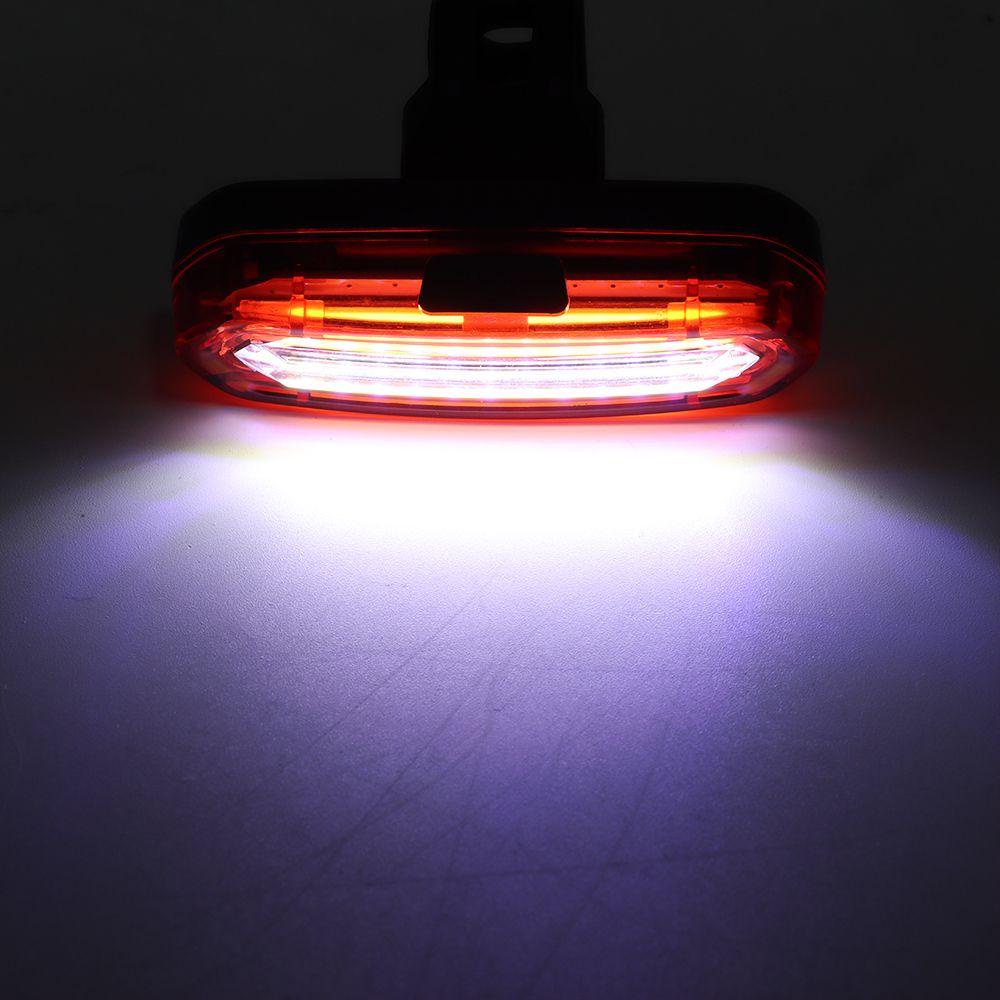 LETTER USB Chargeable Cycling Light LED Tail-lamp Bike Taillight Riding Waterproof Bicycle Accessories MTB Rear Lights/Multicolor