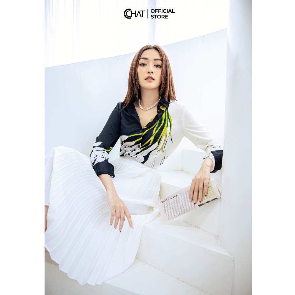 Chân váy dập ly quạt CCHAT | BigBuy360 - bigbuy360.vn