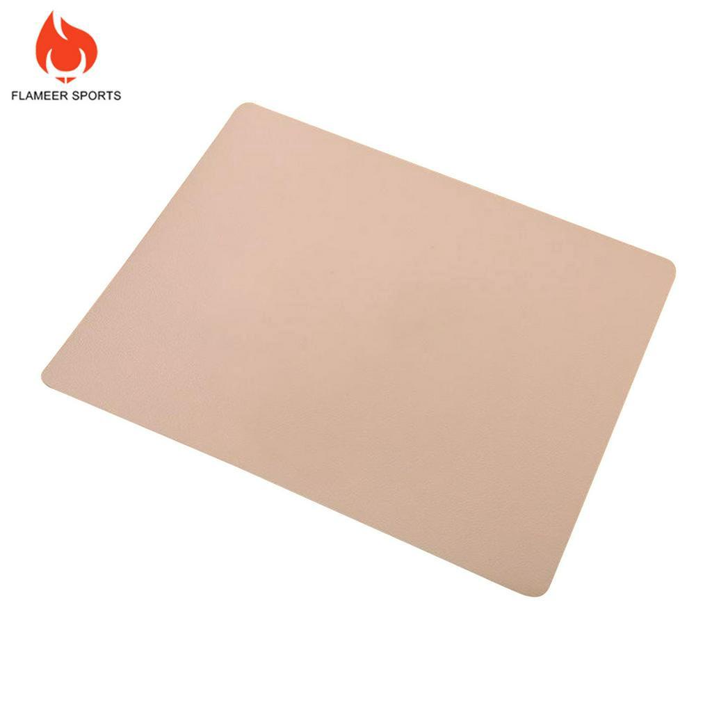 Thảm Lót Chuột Chơi Game Bằng Da PU Màu Xanh Dương Phong Cách Flameer Sports