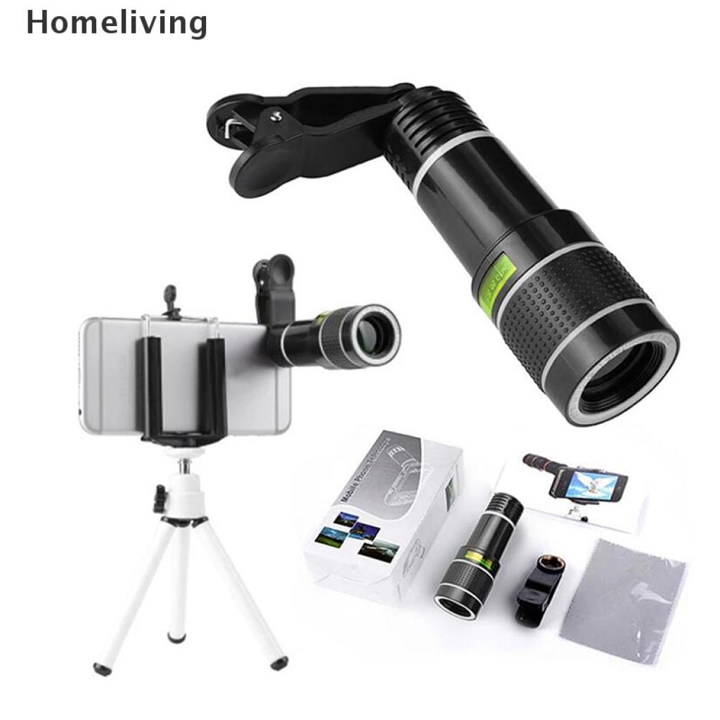 Ống Kính Kẹp Điện Thoại Zoom HD 20x Thông Dụng