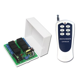 MẠCH ĐIỀU KHIỂN TỪ XA 200M 6KÊNH, ĐIỆN ÁP 12V