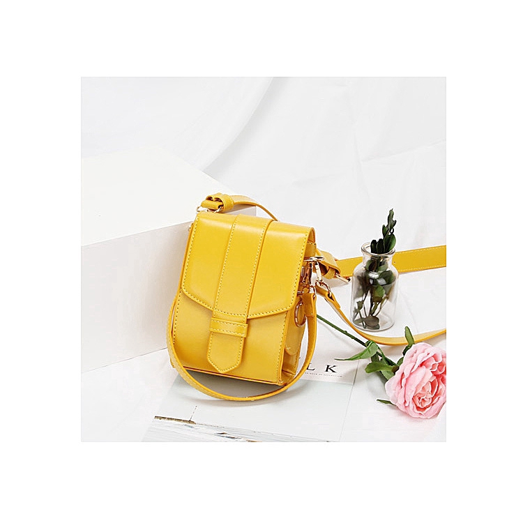 Túi Đeo Chéo Hình Vuông Cỡ Nhỏ Dây Đeo Bản Rộng Thời Trang Cho Nữ