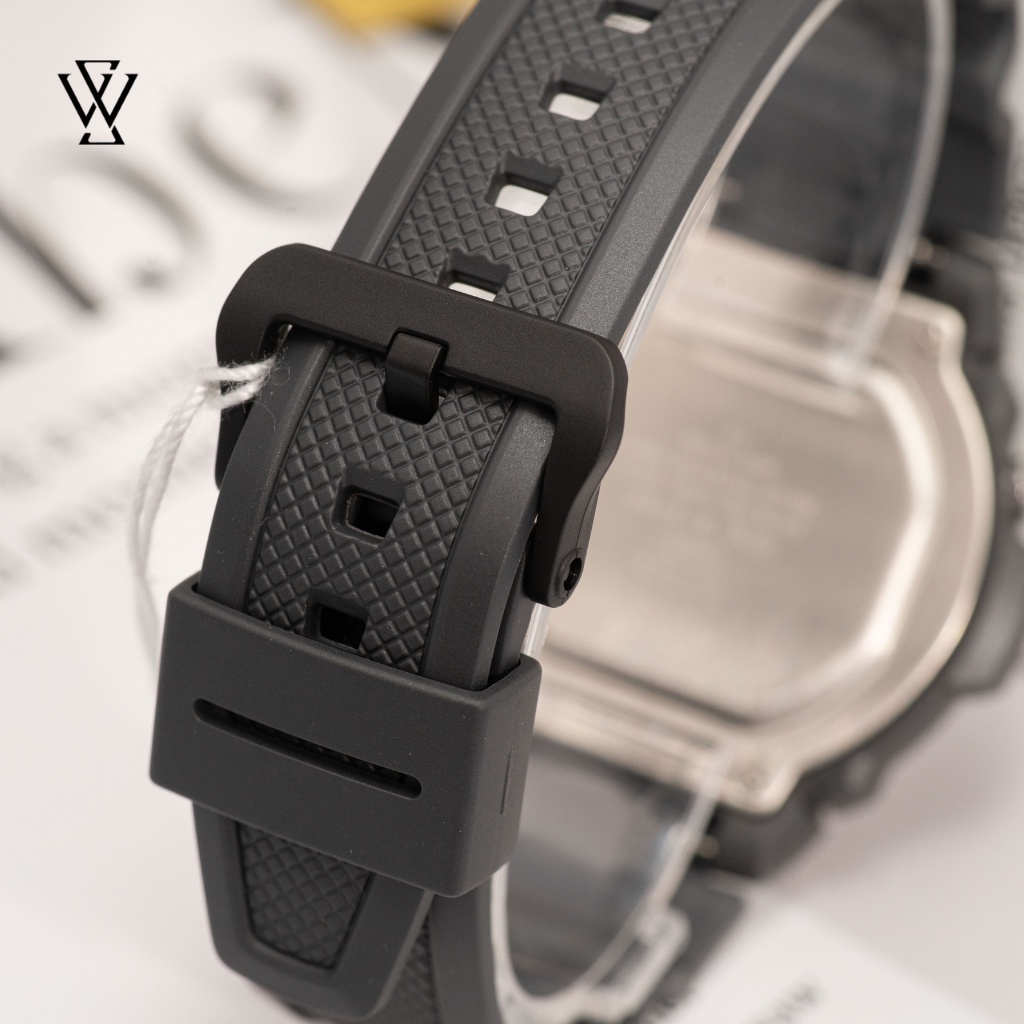 Đồng Hồ Điện Tử Nam Casio WATCHSTORE W-219H-8BVDF Thiết Kế Kính Nhựa 47mm, Độ Chịu Nước 5ATM, Vỏ Nhựa Cao Cấp