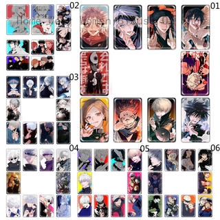 Set 10 Thẻ Dán Họa Tiết Anime Jujutsu Kaisen Satoru Gojou Dành Cho Nữ