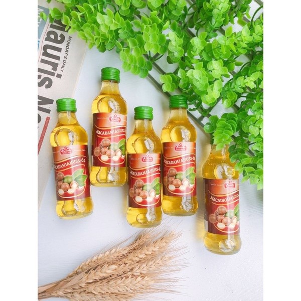 Dầu óc chó Kunella, Đức 100ml - Dầu ăn dặm cho bé 6 tháng// Dầu hạt Macca nguyên chất 100ml