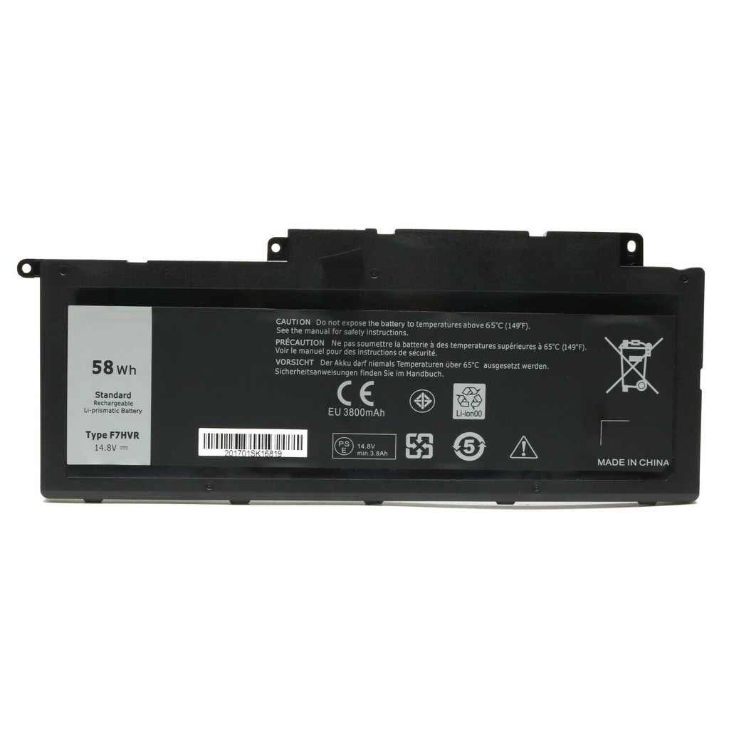 Dell Inspiron 15 7537, 17 7737, 062VNH, G4YJM, T2T3J, F7HVR 58Wh Zin, Gắn Trong