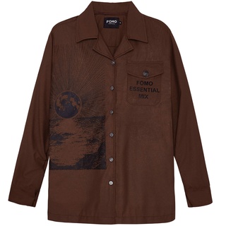 Áo sơ mi tay dài unisex fomo sunrise shirt