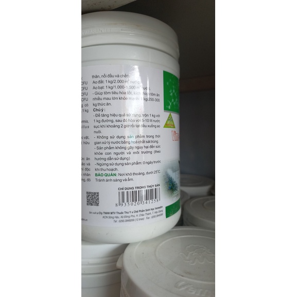 VIME- BACILLUS MEN VI SINH XỬ LÍ ĐÁY, TRONG SẠCH AO NUÔI.