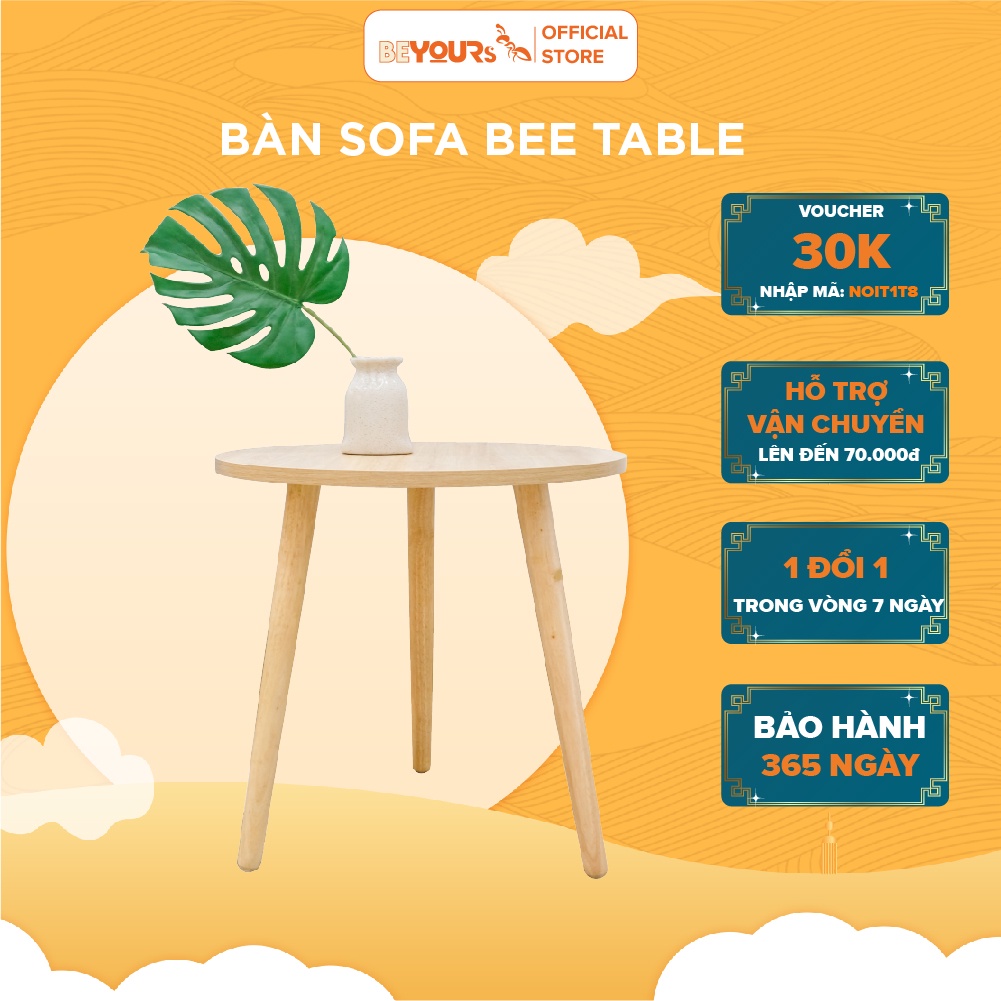 Bàn Trà Gỗ Sofa Tròn BEYOURs Hiện Đại - Dễ Dàng Lắp Ráp - Bee - Nội Thất Phòng Khách, Bếp Và Phòng Ăn
