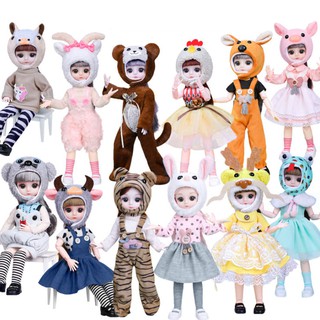 Búp Bê BJD Em Bé Cao 30cm 12 Khớp Cực Dễ Thương