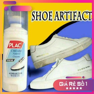 [ SIÊU KHUYẾN MẠI ] KEM TẨY TRẮNG GIÀY DÉP TÚI XÁCH PLEAC KÈM ĐẦU CHẢI TIỆN DỤNG.