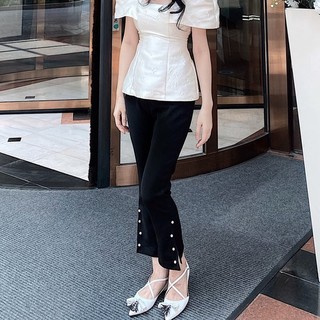 Quần lửng ống xẻ đính trai - Vera Pants