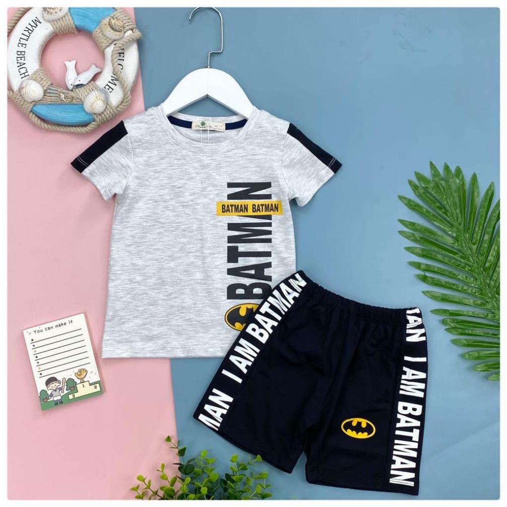 Bộ đồ bé trai LITIBABY in hình dơi, chất mát mềm. Mã BBMAN01