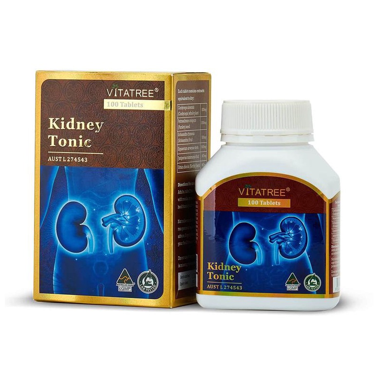 VITATREE KIDNEY TONIC – Bổ Thận, Tráng Dương Và Tăng Cường Chức Năng Tiết Niệu (100 Viên)