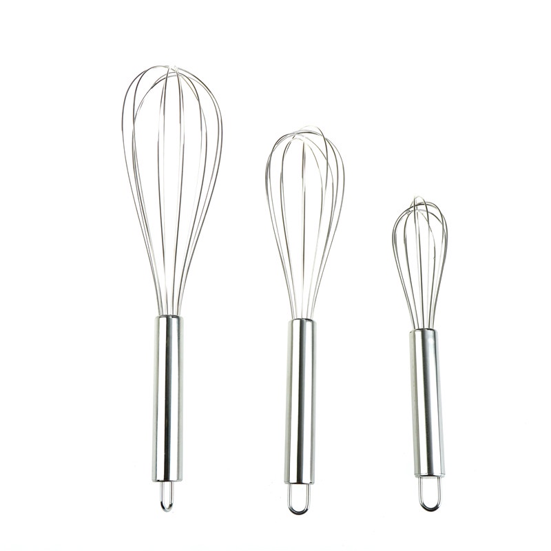 Cây Đánh Trứng Bằng Thép Không Gỉ 8 / 10 / 12 Inch Tiện Dụng