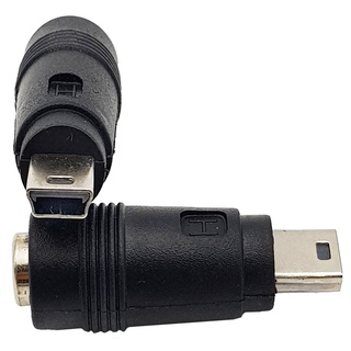 [HCM]  Đầu chuyển đổi DC 5.5×2.1mm sang Mini USB [ĐIỆN TỬ]