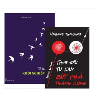 Sách - lẻ, combo 2 cuốn thay đổi tư duy bứt phá thành công + sổ tay khởi nghiệp