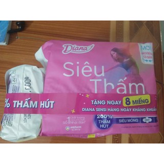 HÀNG TẶNG] 2 GÓI BĂNG DIANA SIÊU MỎNG CÁNH 29CM X6 MIẾNG/ GÓI TẶNG 1 GÓI HÀNG NGÀY