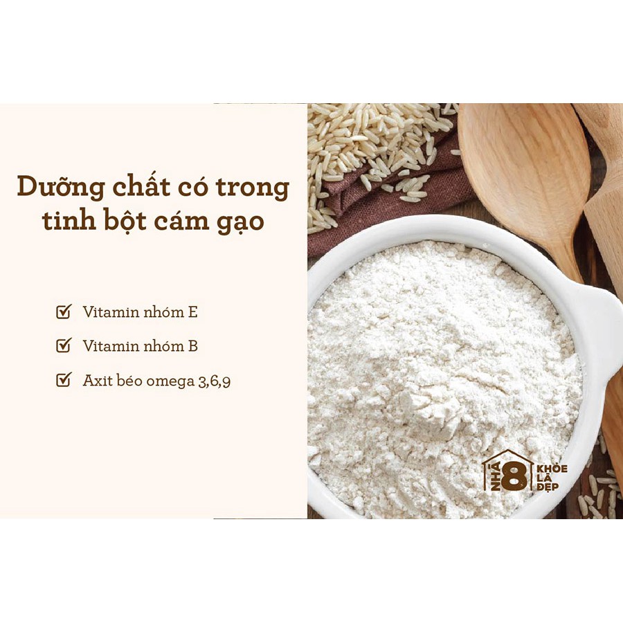 100Gr Tinh Cám Gạo  - Tẩy Tbc, Dưỡng Trắng_MP Handmade