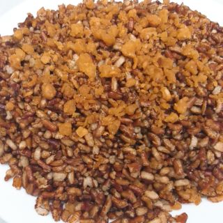 Gạo lứt cháy tỏi 250g .