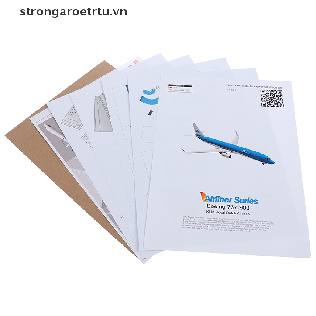 Mô Hình Máy Bay Chiến Đấu 737 3D Tỉ Lệ 1: 100