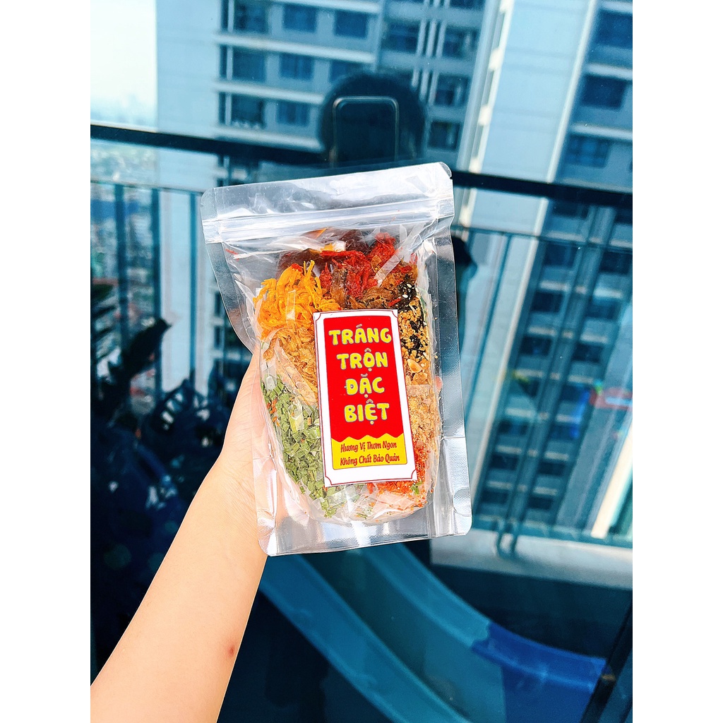 Bánh tráng trộn siêu topping mix 9 vị Bánh tráng sợi trộn nước sốt bò cay siêu ngon độc quyền Snack Cô Tấm