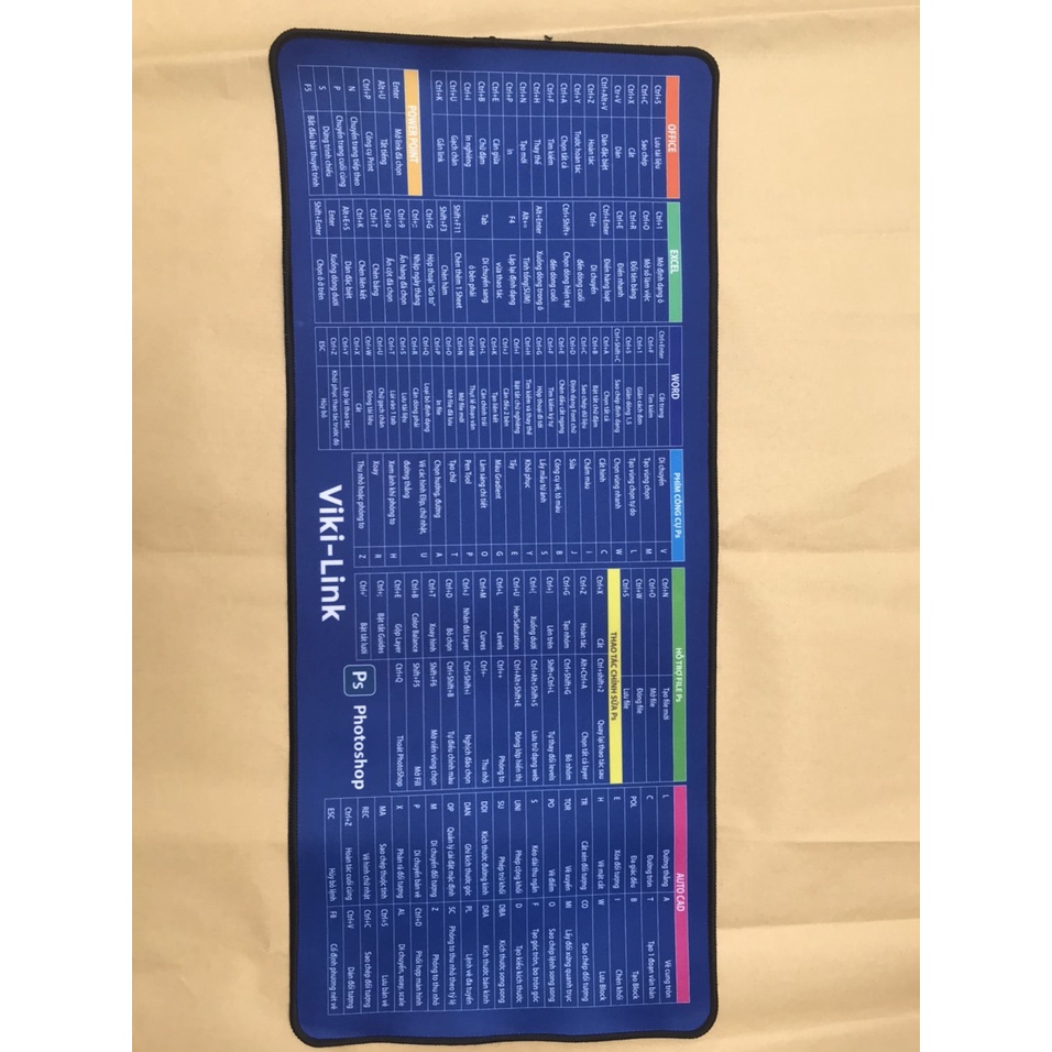 Pab Bàn Di Miếng Lót Chuột Cỡ Lớn 30x70 Hình Công Thức Dùng Cho Máy Vi Tính Văn Phòng PC Laptop Viki Link