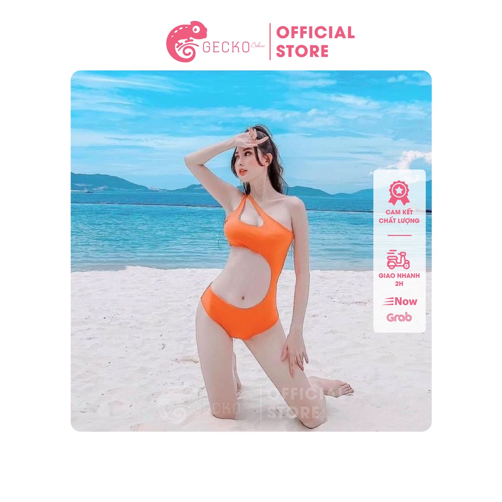 Bikini Đồ Bơi 1 Mảnh Liền Khoét Eo Nhiều Màu GK0112 (Ảnh Thật)