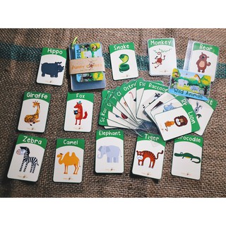 [HỌC LIỆU TIẾNG ANH]Flashcards động vật _ Tặng kèm boardgames