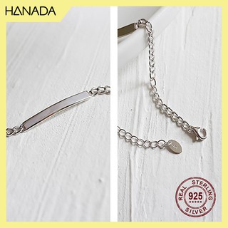 Lắc Tay Bạc Hanada Thanh Bạc 0273