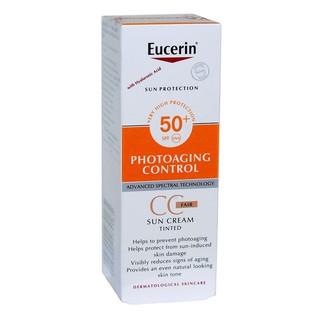 Kem Chống Nắng Trang Điểm Eucerin Sun Creme Face-Tinted CC Cream SPF50+ (50 ml)